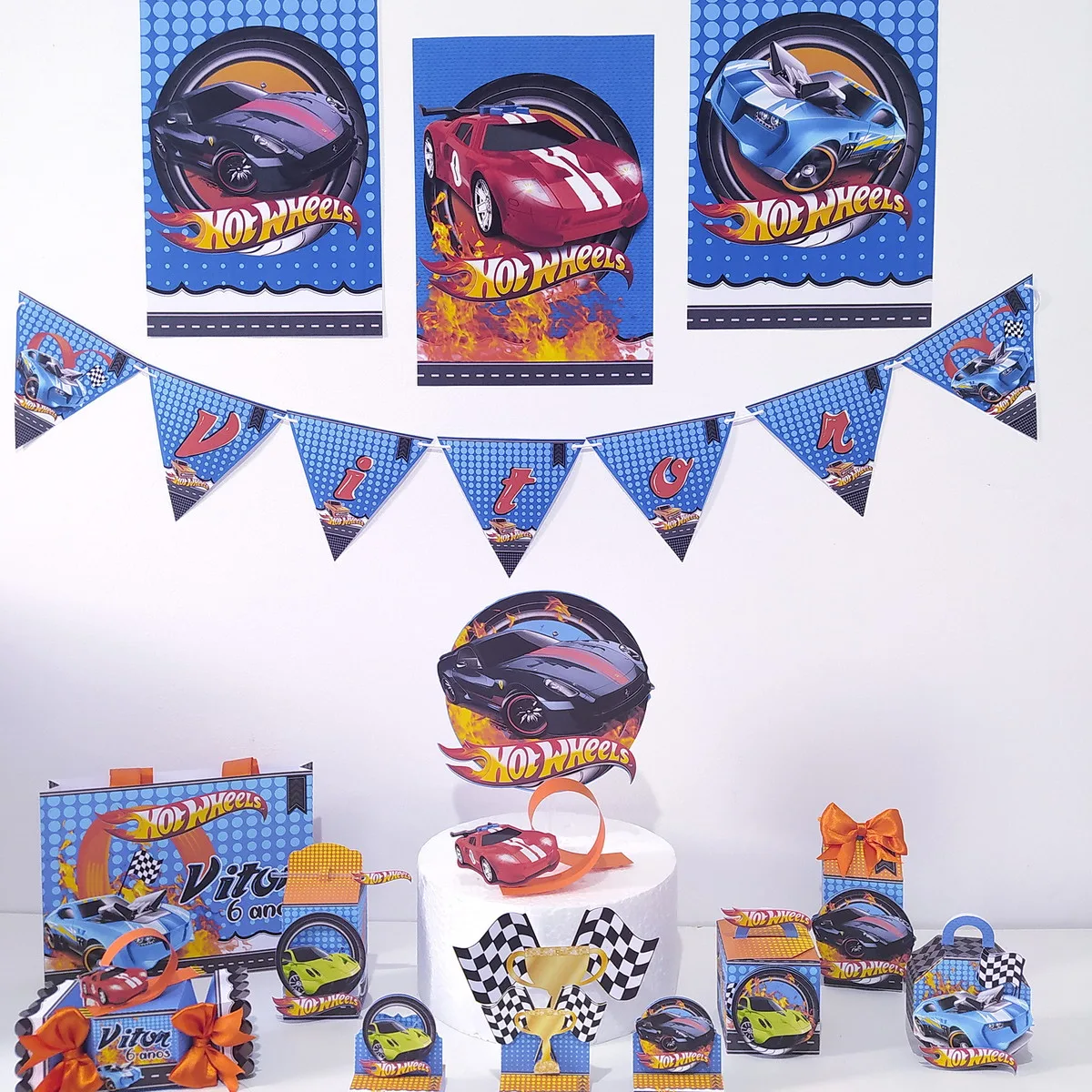 Kit Festa Hot Wheels- Arquivo Digital 1 Kit Festa Hot Wheels- Arquivo Digital