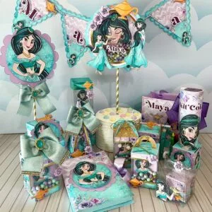 Kit Festa Jasmine Luxo - Arquivo Digital 3 Kit Festa Jasmine Luxo - Arquivo Digital