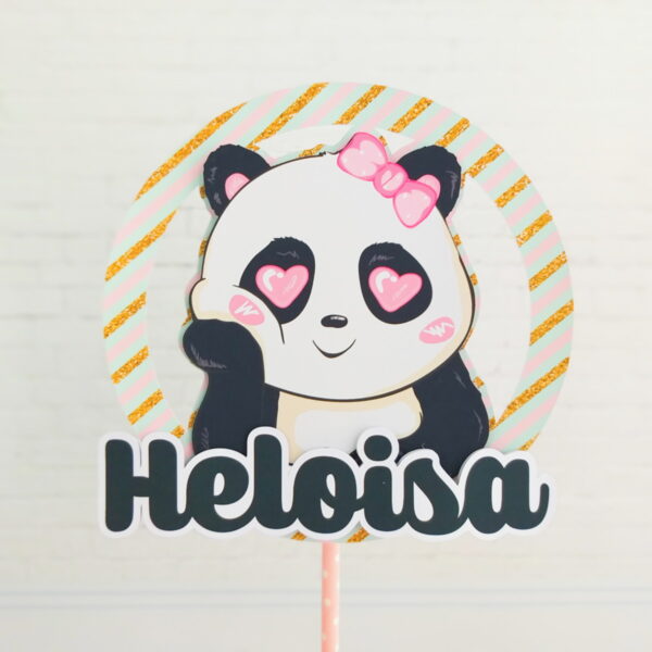 Kit Festa Panda Rosa - Arquivo Digital