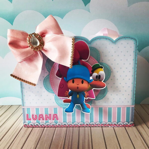 Kit Festa Pocoyo Rosa - Arquivo Digital