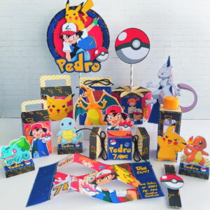 Kit Festa Pokemon 1 - Arquivo Digital