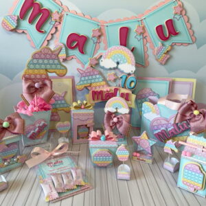kit festa pop it candy menina com moldes editaveis