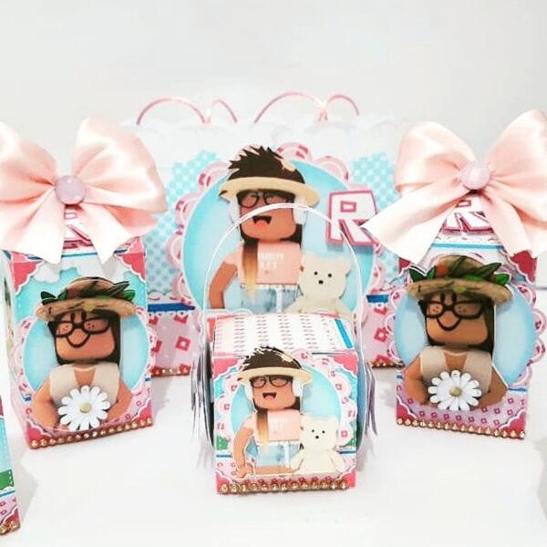 Kit Festa Roblox Menina - Arquivo Digital