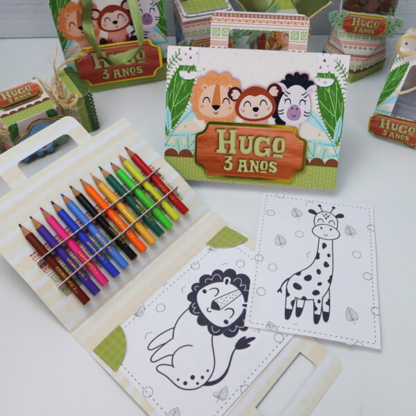 Kit Festa Safari Luxo - Arquivo Digital