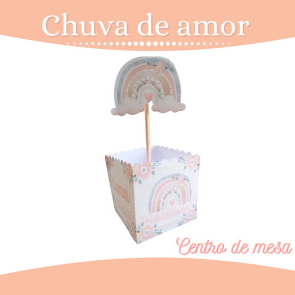 Kit Festa Só Um Bolinho Chuva De Amor - Arquivo Digital