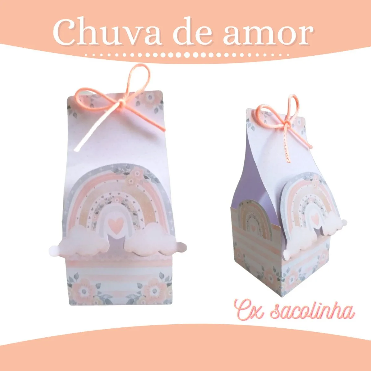 Kit Festa Só Um Bolinho Chuva De Amor - Arquivo Digital
