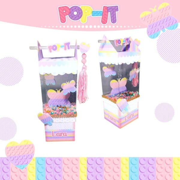 Kit Festa Só um bolinho Pop It - Arquivo Digital