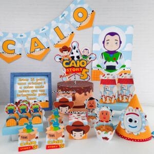 Kit Festa Só um bolinho Toy Story - Arquivo Digital