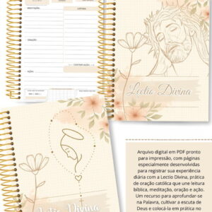 kit lectio divina 2026 para imprimir feminina e masculina