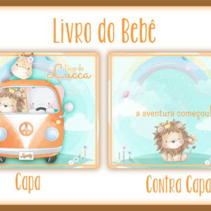 kit livro do bebe safari na kombi 94 paginas
