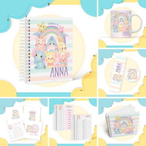 kit maternidade ursinho pooh menina em pdf