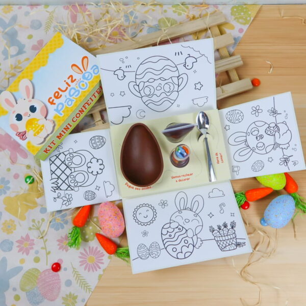 Kit Mini Confeiteiros Páscoa Coelhinhos - Arquivo Digital