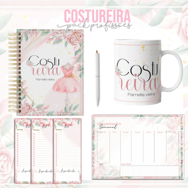 Kit para Encadernação Costureira - Arquivo Digital