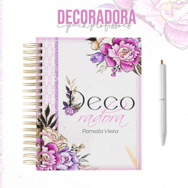 Kit para Encadernação Decoradora - Arquivo Digital