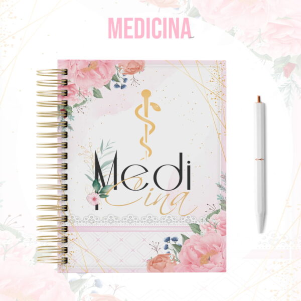 Kit para Encadernação Medicina Feminina - Arquivo Digital