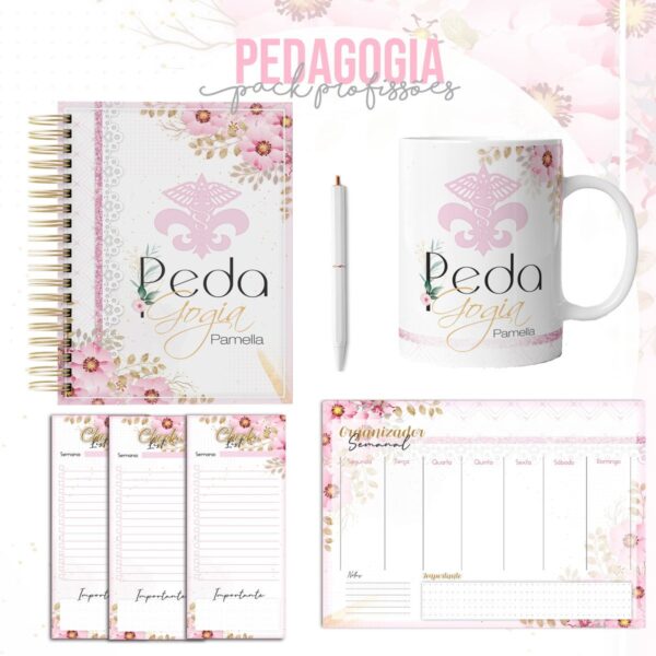 Kit para Encadernação Pedagogia - Arquivo Digital