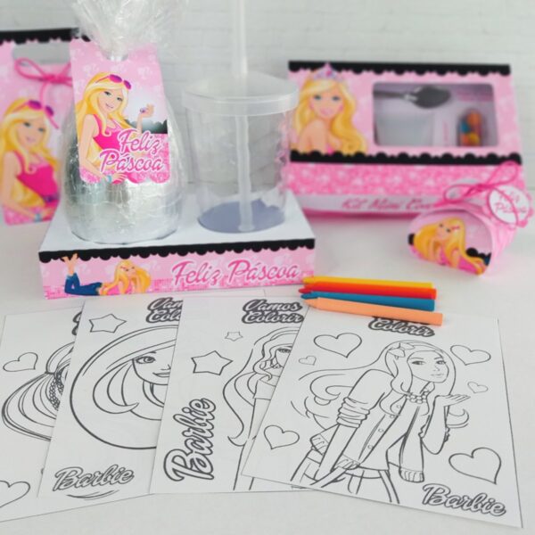 Kit Páscoa Barbie - Arquivo Digital
