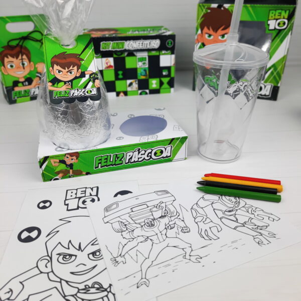 Kit Páscoa Ben 10 - Arquivo Digital
