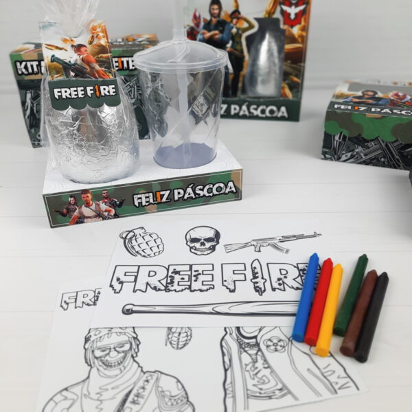Kit Páscoa Free Fire - Arquivo Digital