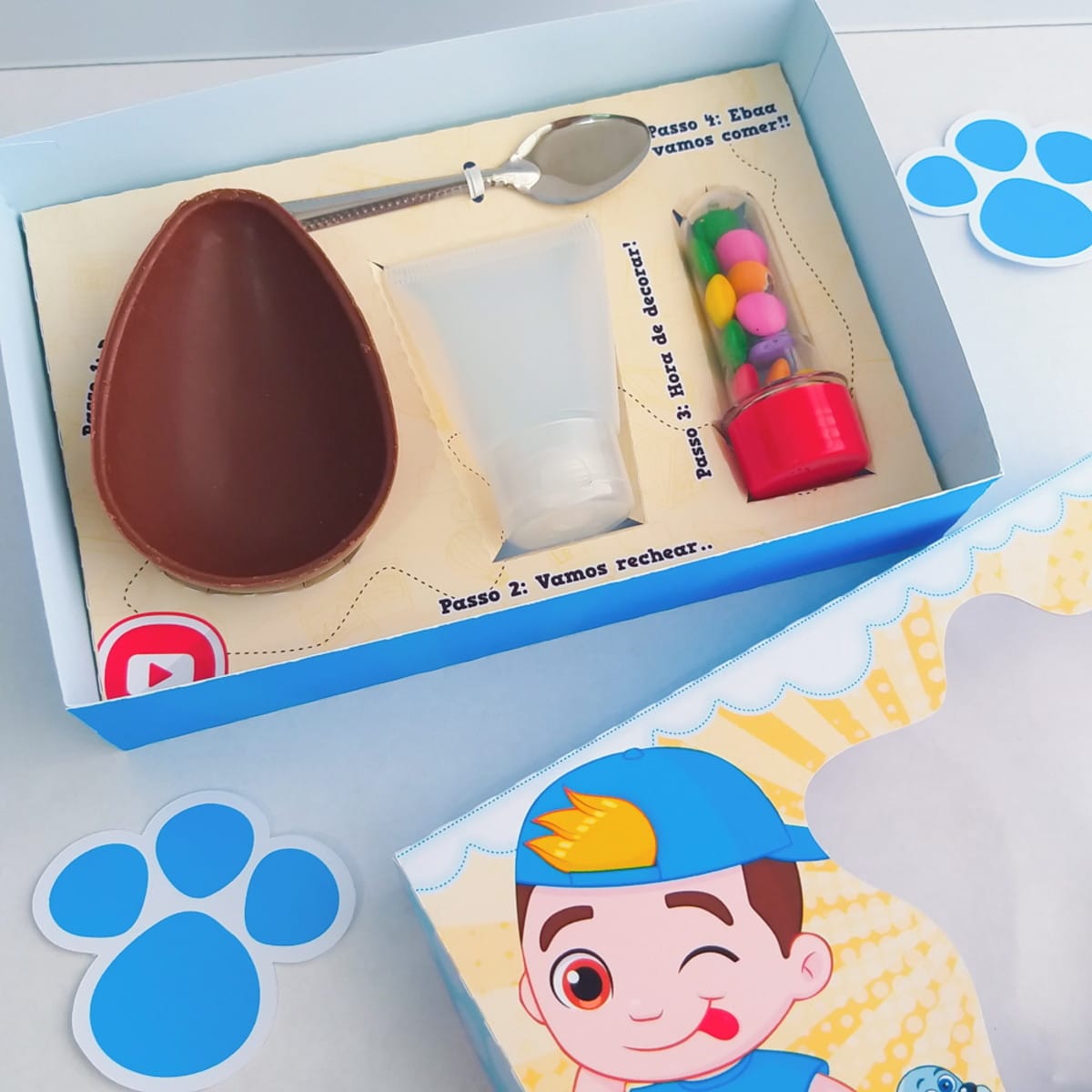 Kit Páscoa Luccas Neto Menino para Imprimir e Montar 2 Kit Páscoa Luccas Neto Menino para Imprimir e Montar - Imagem 2