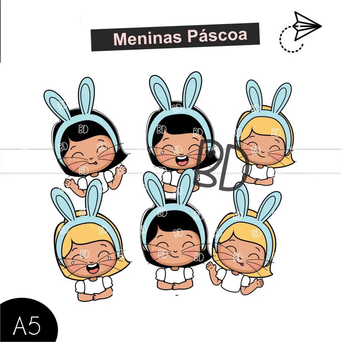 Kit Pascoa Mascote Menino Menina Arte Digital Personalizar 3 Kit Pascoa Mascote Menino Menina Arte Digital Personalizar 3