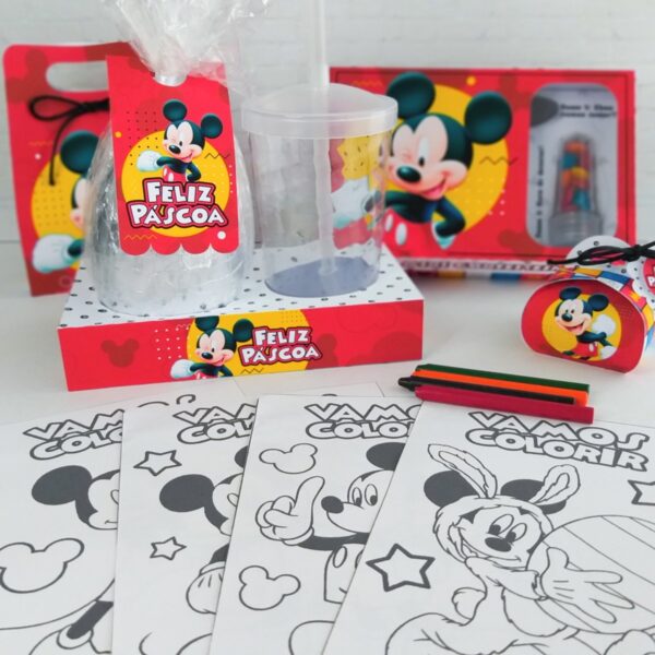 Kit Páscoa Mickey - Arquivo Digital