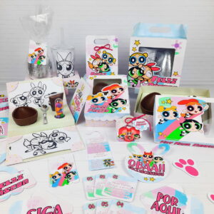 Kit Páscoa Super Poderosas - Arquivo Digital
