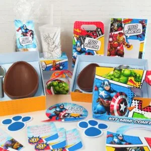 Kit Páscoa Vingadores - Arquivo Digital
