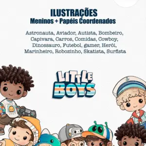 Kit Png Meninos Little Boys Alta Resolucao Para Personalizacao 2