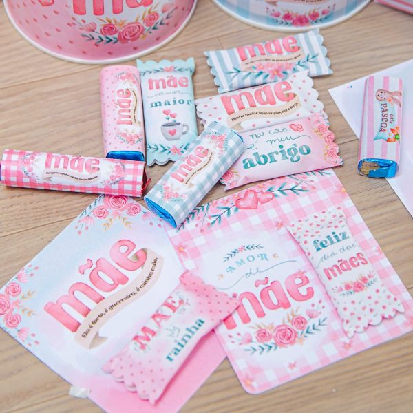 Kit Printables Dia Das Mães Card Caneca Tubolata Mimos Fofos
