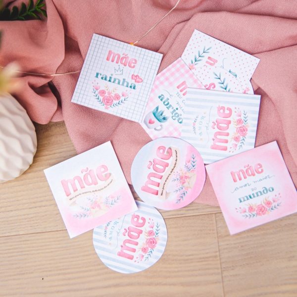 Kit Printables Dia Das Mães Card Caneca Tubolata Mimos Fofos
