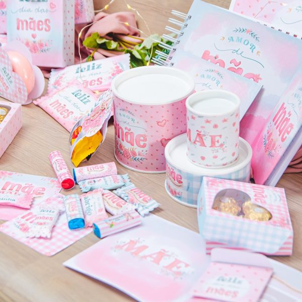 Kit Printables Dia Das Mães Card Caneca Tubolata Mimos Fofos