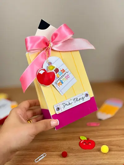 Kit Professores Caixa e Saquinhos Lápis Sublime 1 Kit Professores Caixa e Saquinhos Lápis Sublime