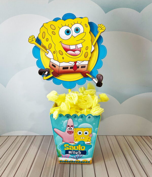 Kit Só um bolinho Bob Esponja - Arquivo Digital