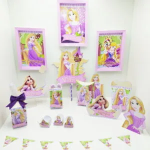 Kit Só um bolinho Rapunzel - Arquivo Digital 9 Kit Só um bolinho Rapunzel - Arquivo Digital