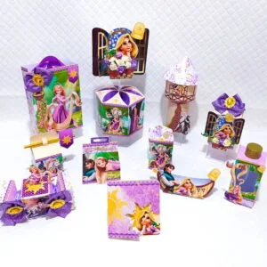 Kit Só um bolinho Rapunzel Enrolados - Arquivo Digital 10 Kit Só um bolinho Rapunzel Enrolados - Arquivo Digital