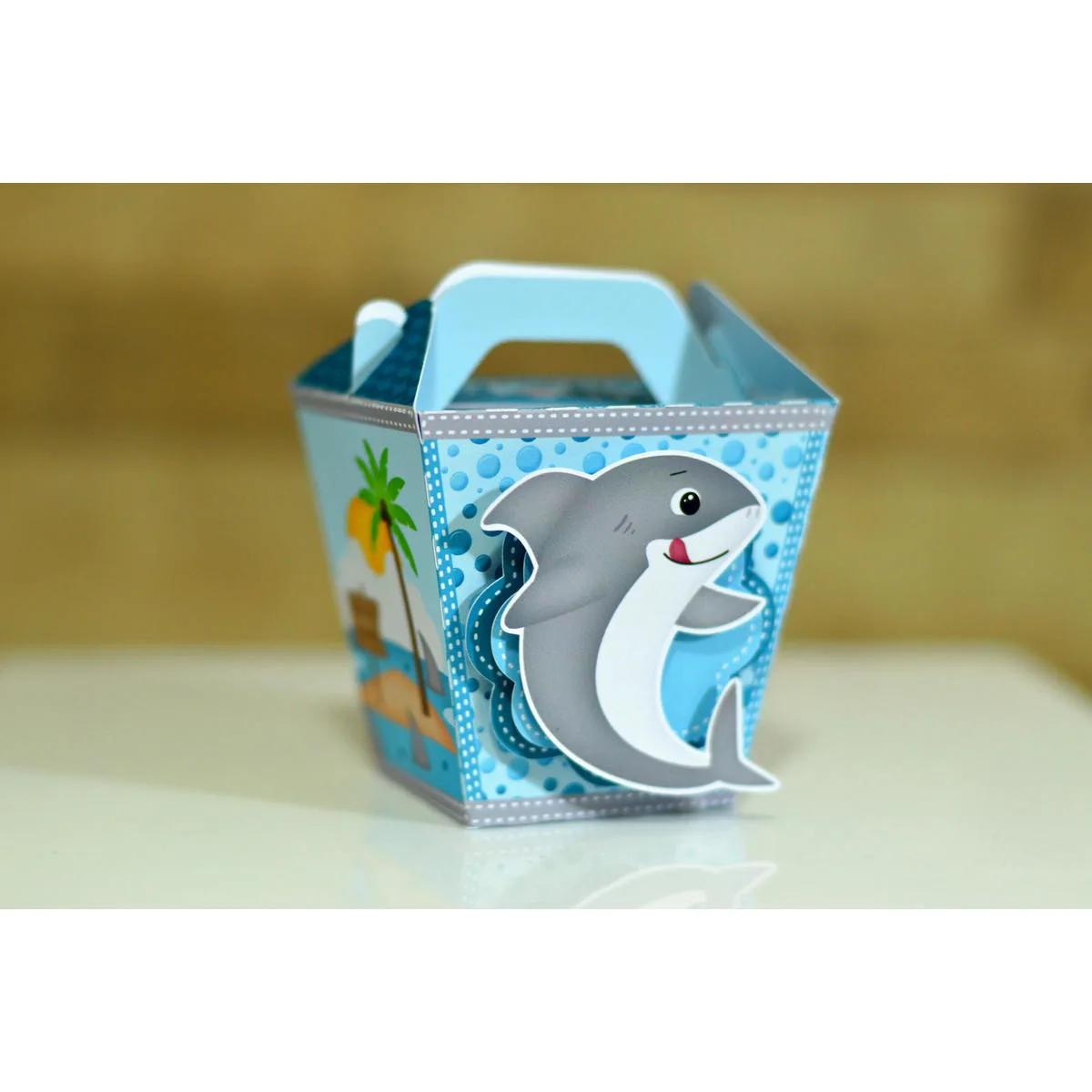 Kit Só um bolinho Tubarão - Arquivo Digital 2 Kit Só um bolinho Tubarão - Arquivo Digital