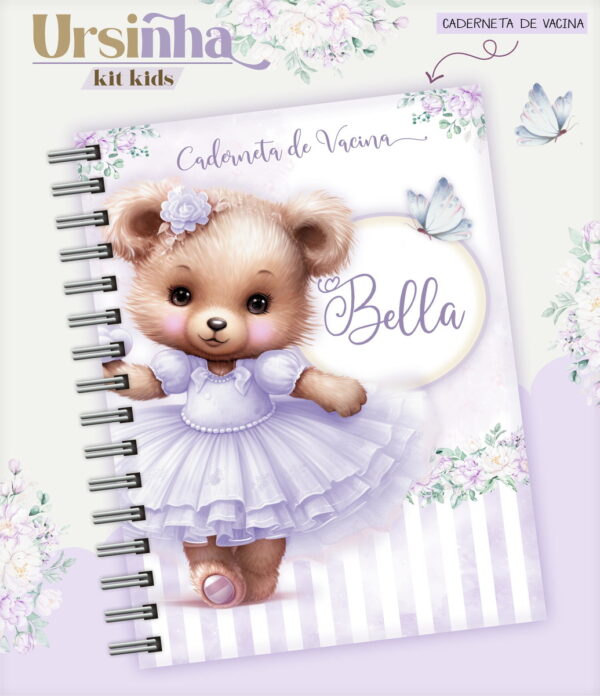 Kit Ursinha Lavanda - Arquivo Digital