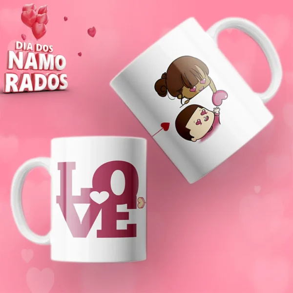 Kits de Artes para Canecas - Celebre o Amor!