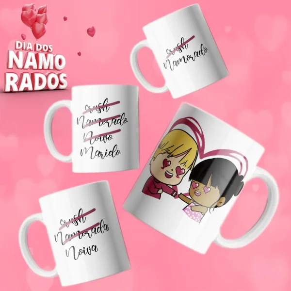 Kits de Artes para Canecas - Celebre o Amor!