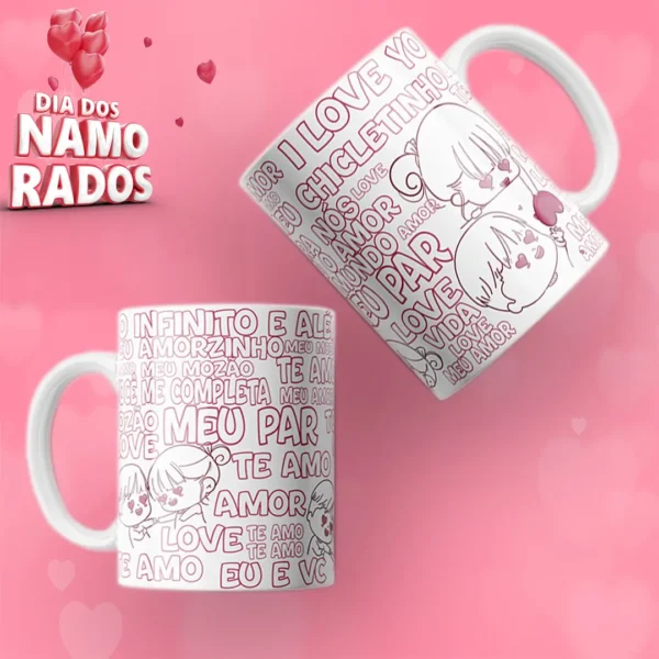 Kits de Artes para Canecas - Celebre o Amor!