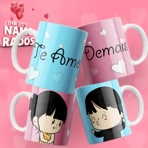 Kits de Artes para Canecas - Celebre o Amor!