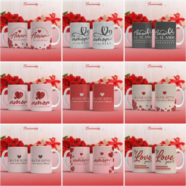 Kits de Design para Presentes de Dia dos Namorados