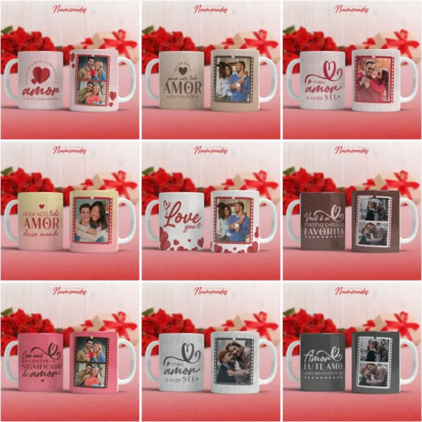 Kits de Design para Presentes de Dia dos Namorados
