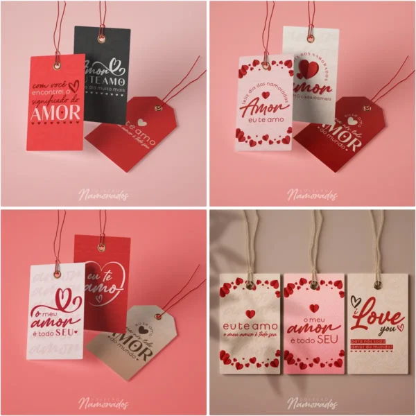 Kits de Design para Presentes de Dia dos Namorados
