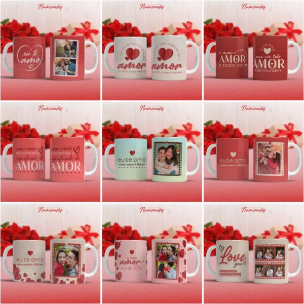 Kits de Design para Presentes de Dia dos Namorados