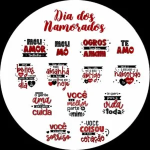 Lettering Dia dos Namorados - Arquivo Digital 34 Lettering Dia dos Namorados - Arquivo Digital
