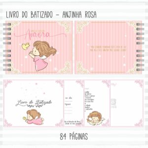 Livro Batizado Anjinha Rosa - Arquivo Digital