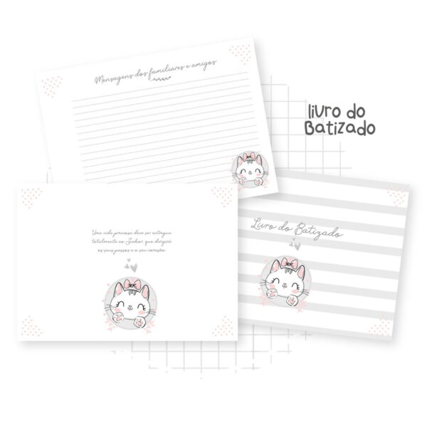 Livro Batizado Gatinha - Arquivo Digital