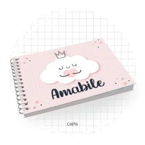 Livro Batizado Nuvem Menina - Arquivo Digital